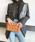 Faux Leather Panel Tailored Jacket